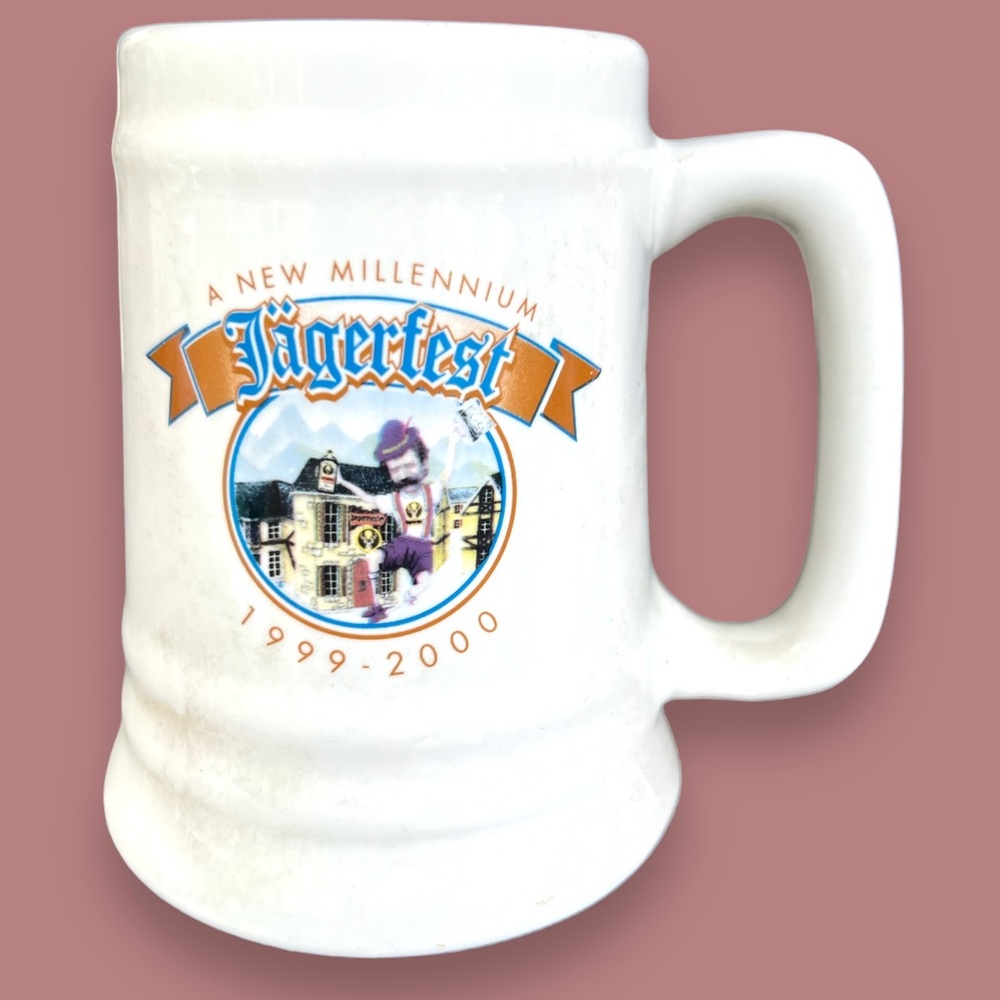 Jagermeister Jagerfest 1999 - 2000 A New Millennium Vintage Mug Cup Beer Stein